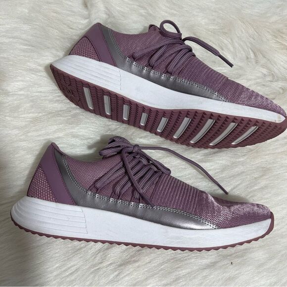 Under Armour Purple Lightweight Breathable Lace Up Running Shoes -- BB167 - Picture 6 of 12